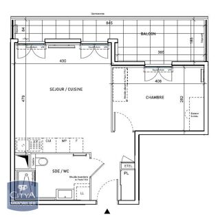  Appartement � louer 2 pi�ces 43 m�