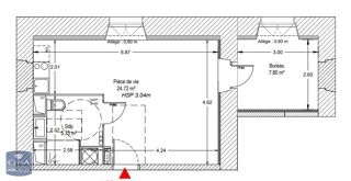  Appartement à louer 1 pièce 38 m²