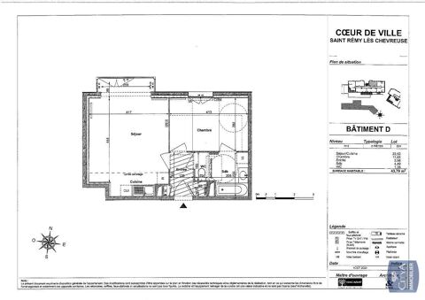  Appartement � louer 2 pi�ces 43 m�