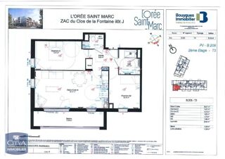  Appartement à louer 3 pièces 63 m²