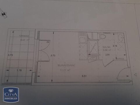  Appartement � louer 1 pi�ce 23 m�