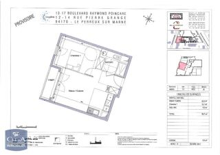  Appartement à louer 2 pièces 40 m²