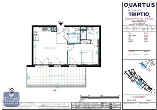  Appartement à louer 2 pièces 41 m²