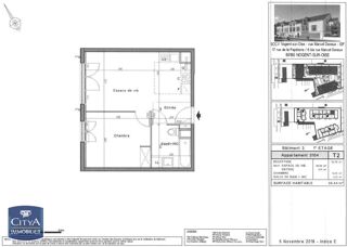  Appartement � louer 2 pi�ces 39 m�