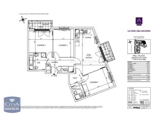  Appartement à louer 4 pièces 83 m²