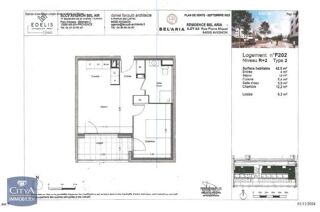  Appartement � louer 2 pi�ces 43 m�