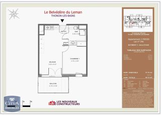  Appartement � louer 2 pi�ces 38 m�