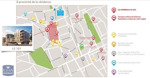  Appartement � louer 3 pi�ces 62 m�