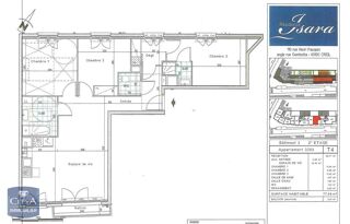  Appartement � louer 4 pi�ces 78 m�