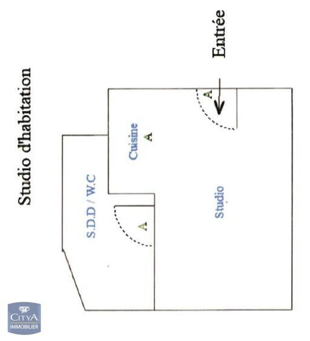 location Appartement - 1 pièce(s) - 13 m² Saint-Quentin (02100)