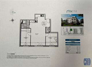  Appartement � louer 3 pi�ces 63 m�