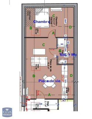  Appartement à louer 2 pièces 30 m²
