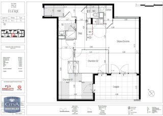  Appartement à louer 3 pièces 75 m²