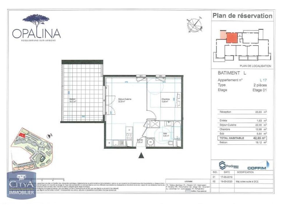 location Appartement - 2 pièce(s) - 43 m² Roquebrune-sur-Argens (83520)