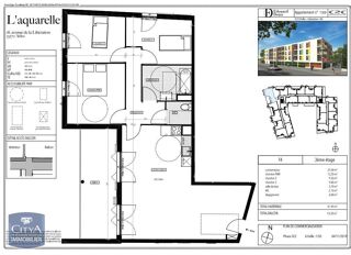  Appartement à louer 4 pièces 82 m²