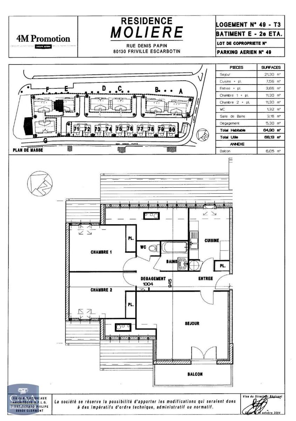 location Appartement - 3 pièce(s) - 65 m² Friville-Escarbotin (80130)