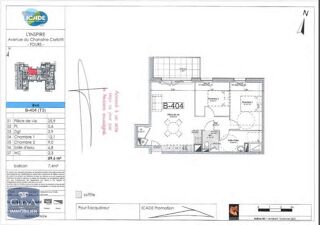  Appartement � louer 3 pi�ces 60 m�