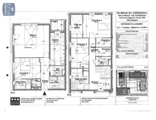  Appartement à louer 4 pièces 117 m²