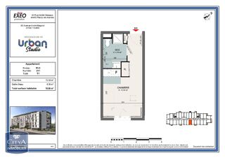  Appartement à louer 1 pièce 20 m²