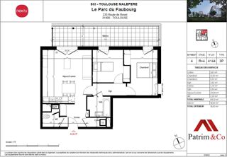  Appartement à louer 3 pièces 64 m²