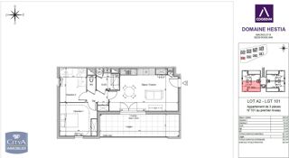  Appartement à louer 3 pièces 63 m²