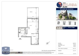  Appartement à louer 2 pièces 43 m²