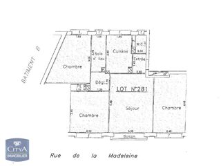  Appartement � louer 4 pi�ces 58 m�