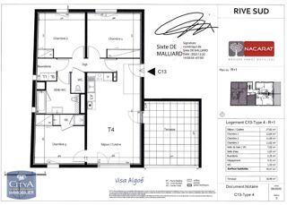  Appartement à louer 4 pièces 80 m²