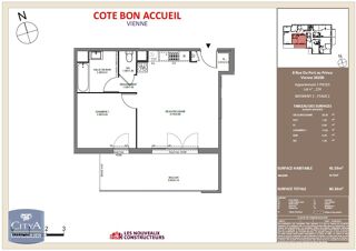 location Appartement - 2 pièce(s) - 46 m² Vienne (38200)