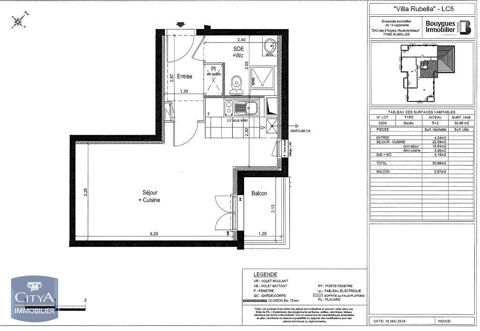  Appartement � louer 1 pi�ce 31 m�