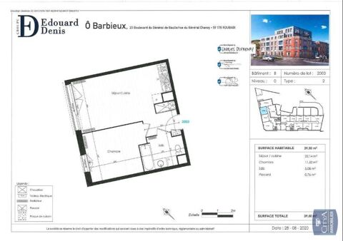 Appartement � louer 2 pi�ces 40 m�