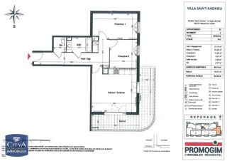  Appartement à louer 3 pièces 66 m²