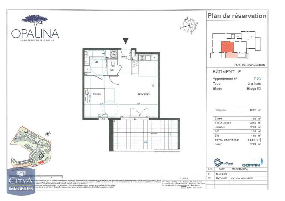 location Appartement - 2 pièce(s) - 42 m² Roquebrune-sur-Argens (83520)