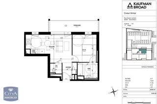  Appartement à louer 2 pièces 41 m²