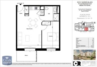  Appartement à louer 2 pièces 45 m²