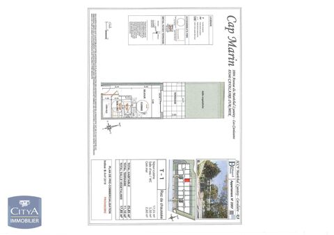  Appartement � louer 1 pi�ce 26 m�