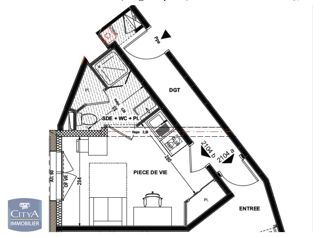  Appartement à louer 1 pièce 18 m²