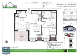  Appartement � louer 2 pi�ces 43 m�
