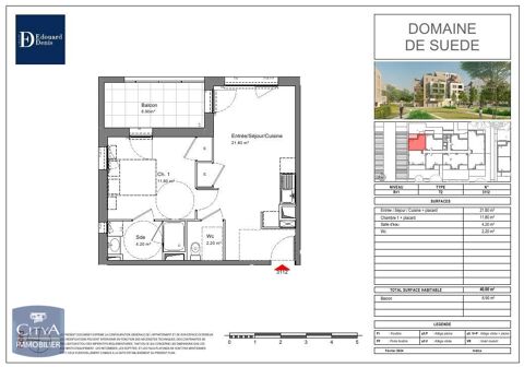  Appartement � louer 2 pi�ces 40 m�