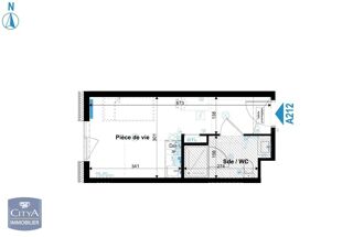  Appartement à louer 1 pièce 19 m²