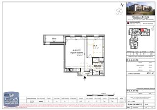 Appartement à louer 2 pièces 47 m²