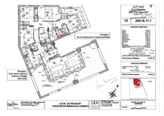  Appartement à louer 5 pièces 112 m²