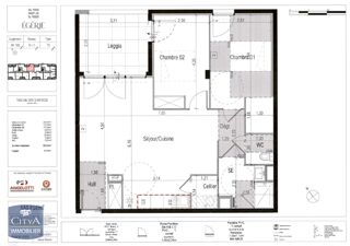  Appartement à louer 3 pièces 68 m²