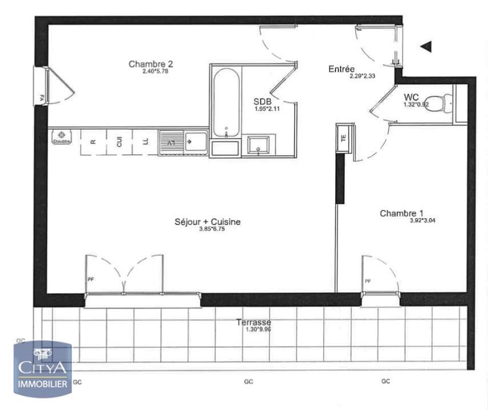 location Appartement - 3 pièce(s) - 57 m² La Roche-sur-Yon (85000)
