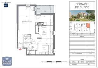  Appartement � louer 3 pi�ces 61 m�