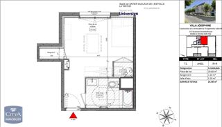  Appartement � louer 1 pi�ce 26 m�