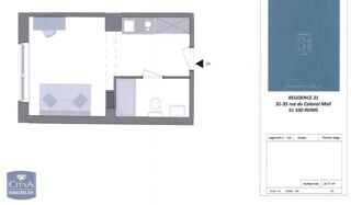  Appartement � louer 1 pi�ce 21 m�
