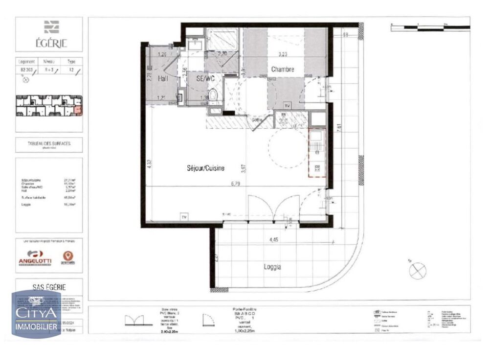 À LOUER - T2 NEUF EN LOCATION SUR PLAN - DISPONIBLE À PA....