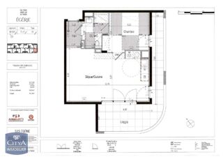  Appartement à louer 2 pièces 47 m²