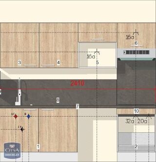  Appartement à louer 3 pièces 70 m²